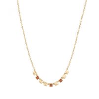 Halskette Rosato Dame Cubica in Silber Zirconia RZCU70